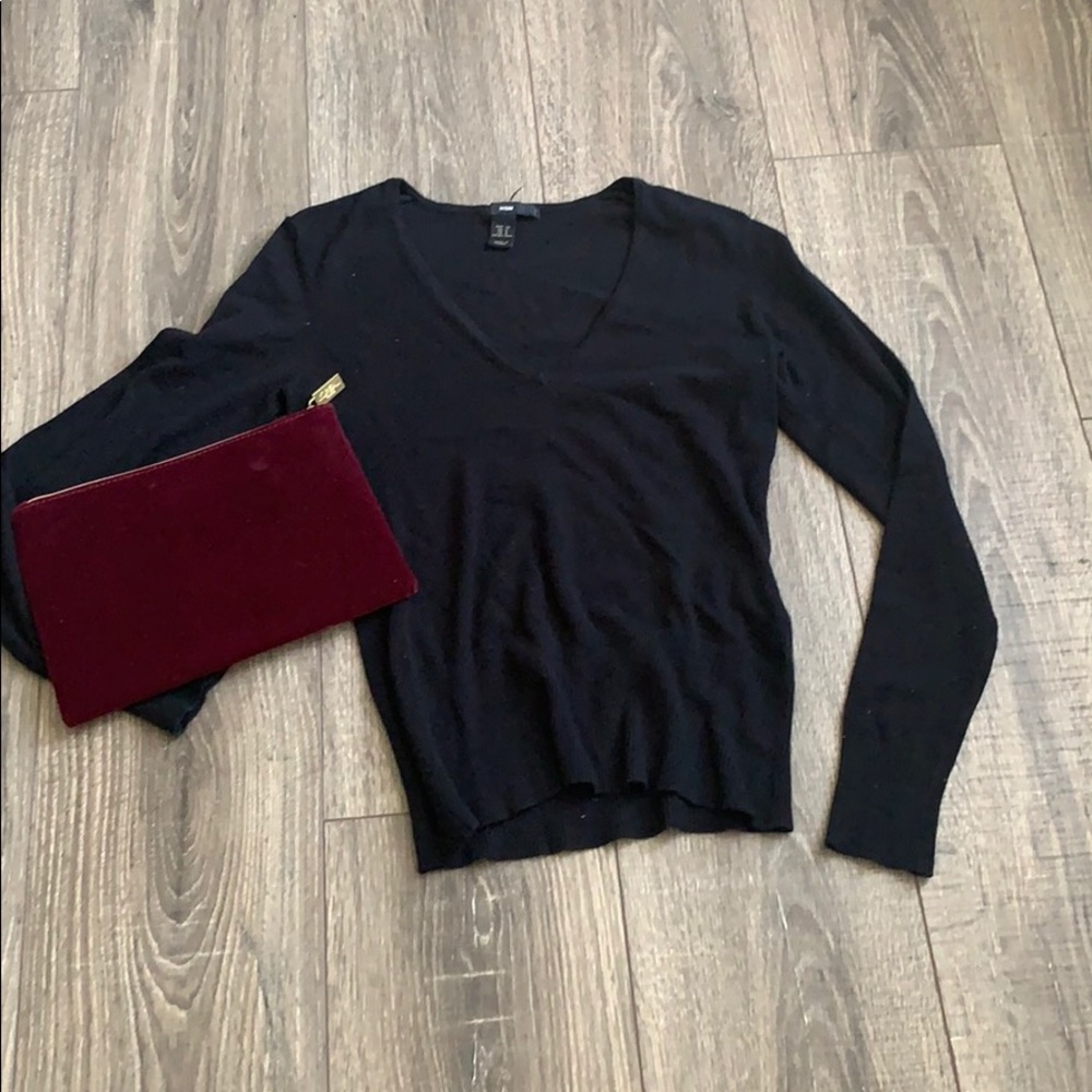 H & M black long sleeve